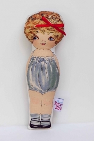 Mathilda Rattle Doll by Retro Bird